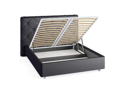 Кровать Сонум Manhattan Вельвет Латте (с подъемным механизмом) 160х190