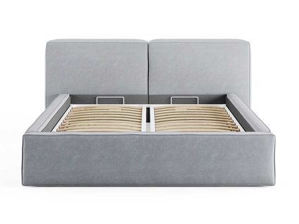 Кровать Сонум Europa Экокожа Коричневый (с основанием) 140х200