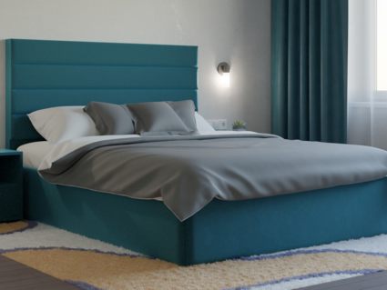 Кровать Lonax Кармела велюр Dolly-13 (с подъемным механизмом) 140х200