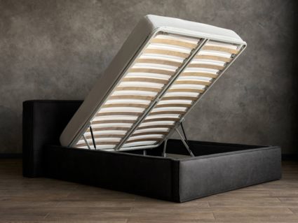 Кровать Сонум Europa Экокожа Коричневый (с подъемным механизмом) 140х200