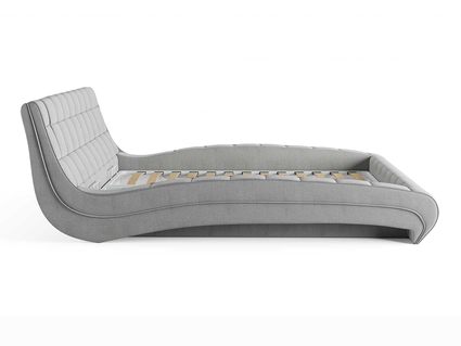 Кровать Сонум Milano Экокожа Графит (с подъемным механизмом) 80х190