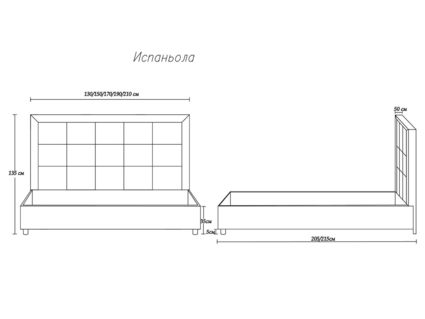 Кровать Димакс Испаньола Шоколад с подъемным механизмом 90х190