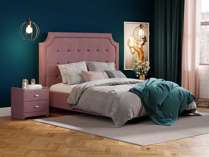 Кровать Сонум Elysium Экокожа Коричневый (с основанием) 140х200