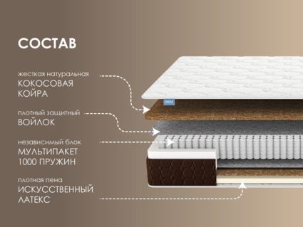 Матрас Димакс Мега Лайт хард 37