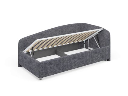 Кровать Сонум Paola Кашемир Синий (с подъемным механизмом) 80х190