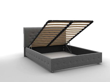 Кровать Sleeptek Premier 1 Экоожа Black (с подъемным механизмом) 180х190