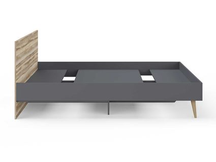 Кровать Сонум Ines Ясень ориноко + графит 160х200