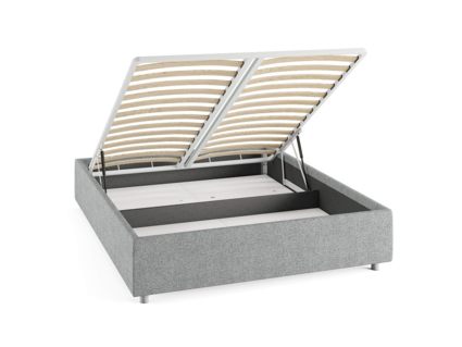 Кровать Сонум Scandinavia Кашемир Светло-серый (с подъемным механизмом) 80х190