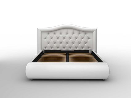 Кровать Sleeptek Premier 6 Экокожа White 140х190