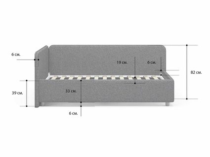 Кровать Сонум Capri Энигма Джава (с подъемным механизмом) 80х190