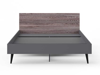 Кровать Сонум Ines Ясень анкор + серый 140х200