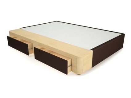 Кровать Mr.Mattress Site Box экокожа Brown 266