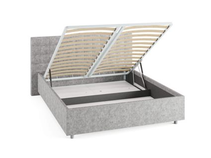 Кровать Сонум Siena Кашемир Латте (с подъемным механизмом) 140х190