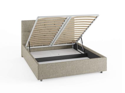 Кровать Сонум Bari Кашемир Бежевый (с подъемным механизмом) 120х200