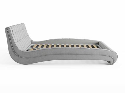 Кровать Сонум Milano Экокожа Графит (с подъемным механизмом) 80х190