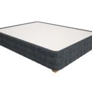 Кровать Mr.Mattress Twin Box велюр Grey 200х200