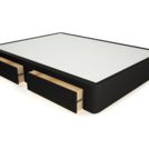 Кровать Mr.Mattress Site Box экокожа Black