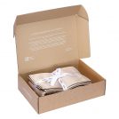 Комплект постельного белья Tkano Essential бежевый (премиальный сатин) 1,5-спальный