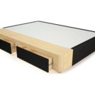 Кровать Mr.Mattress Site Box экокожа Black